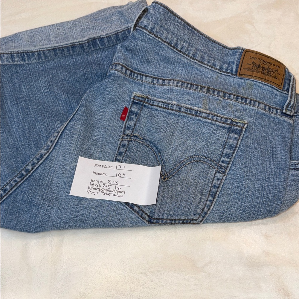 Levi's Blue Women's Shorts Bermudas